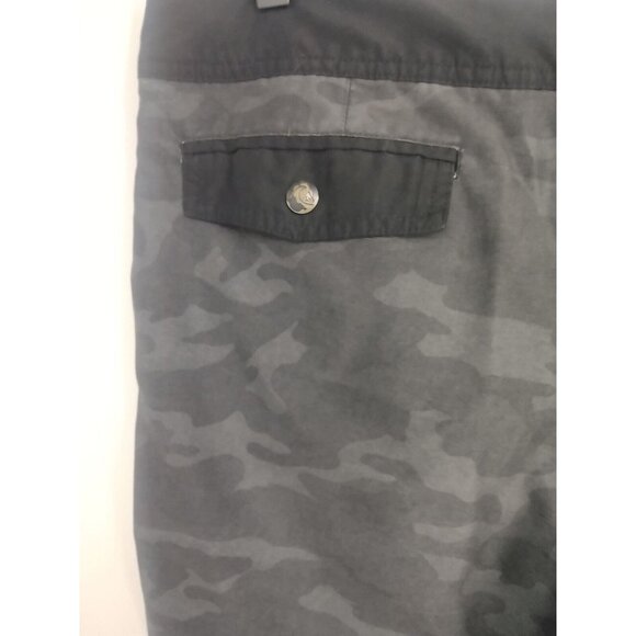 Quiksilver Amphibians Camo Black Gray Swim Surf Summer Hybrid Boardshorts Men 32 - Picture 6 of 8